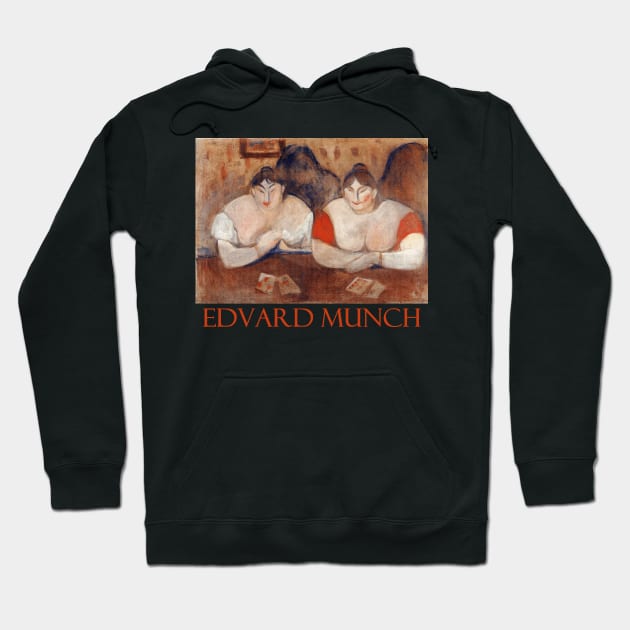 Rose and Ammelie by Edvard Munch Hoodie by Naves